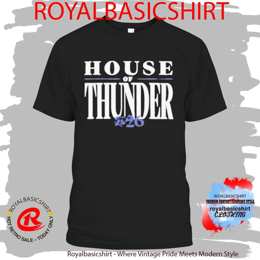 Oklahoma City Thunder Okc Thunder Nba Game 1 Playoff Shirt