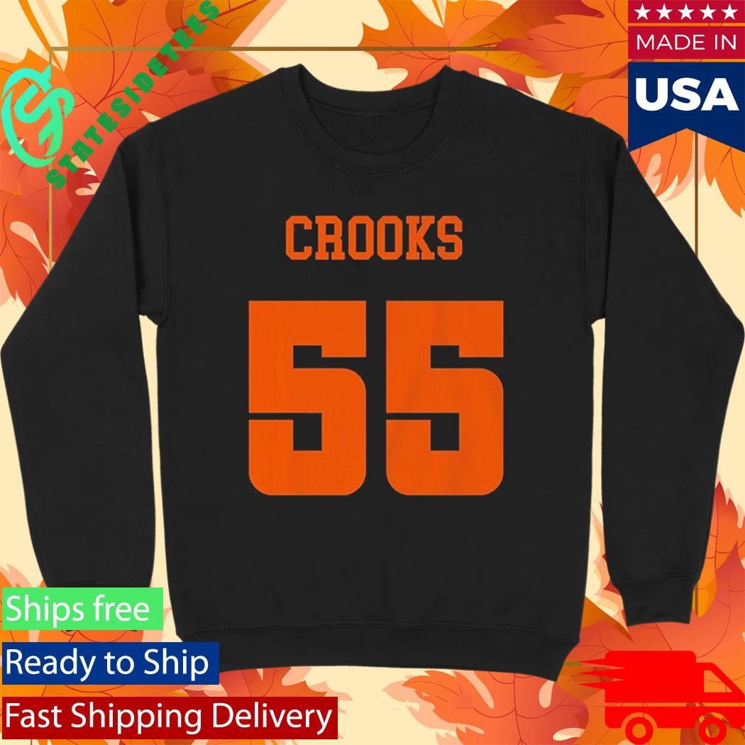 Oklahoma State Basketball Audi Crooks 55 Shirt