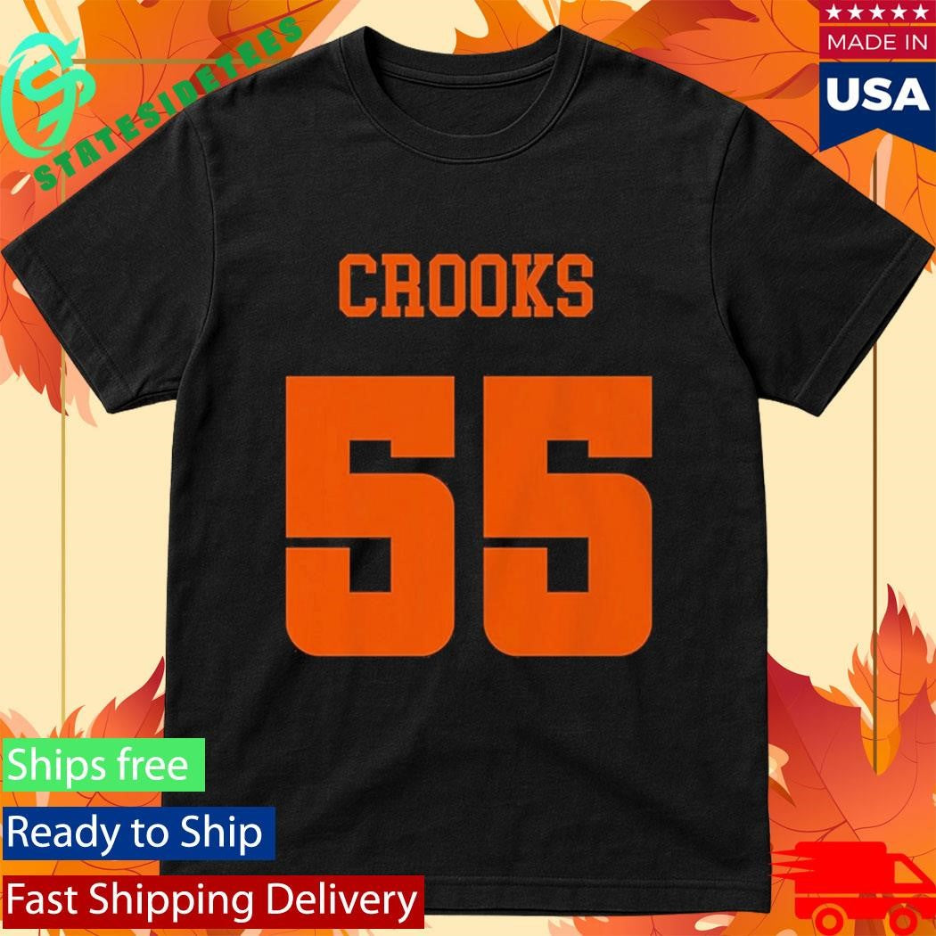 Oklahoma State Basketball Audi Crooks 55 Shirt