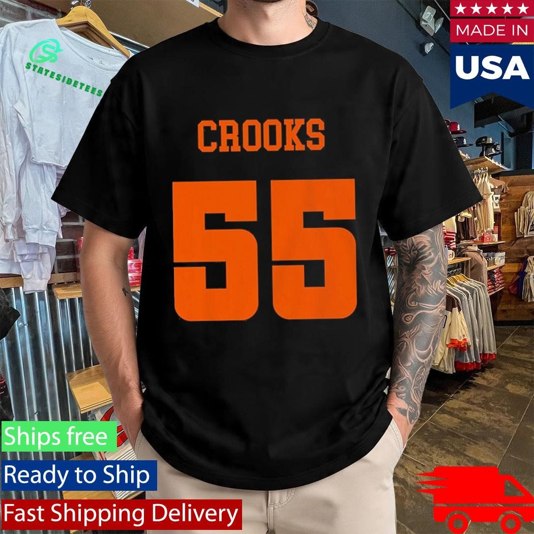 Oklahoma State Basketball Audi Crooks 55 Shirt