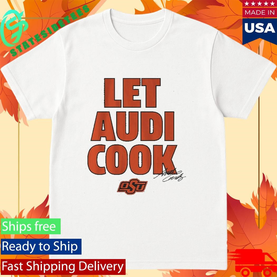 Oklahoma State Basketball Audi Crooks Let Audi Cook Shirt