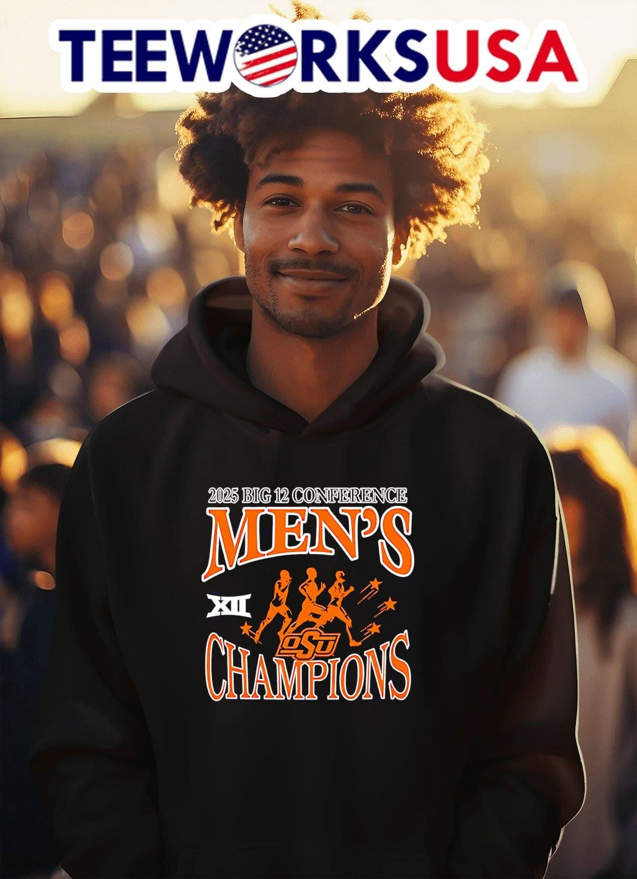 Oklahoma State Cowboys 2025 Big 12 Men’s Cross Country Champions Shirt