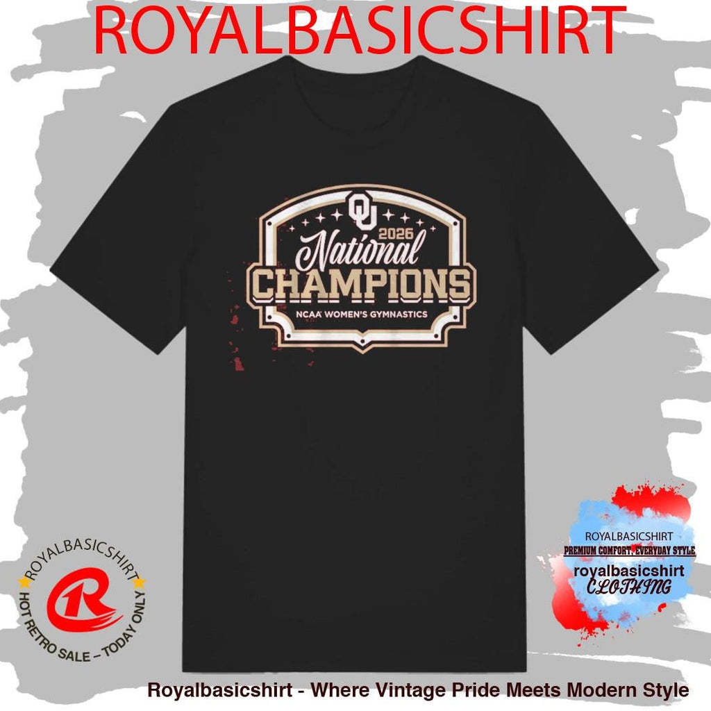 Oklahoma Women’s Gymnastics 2026 National Champions Shirt