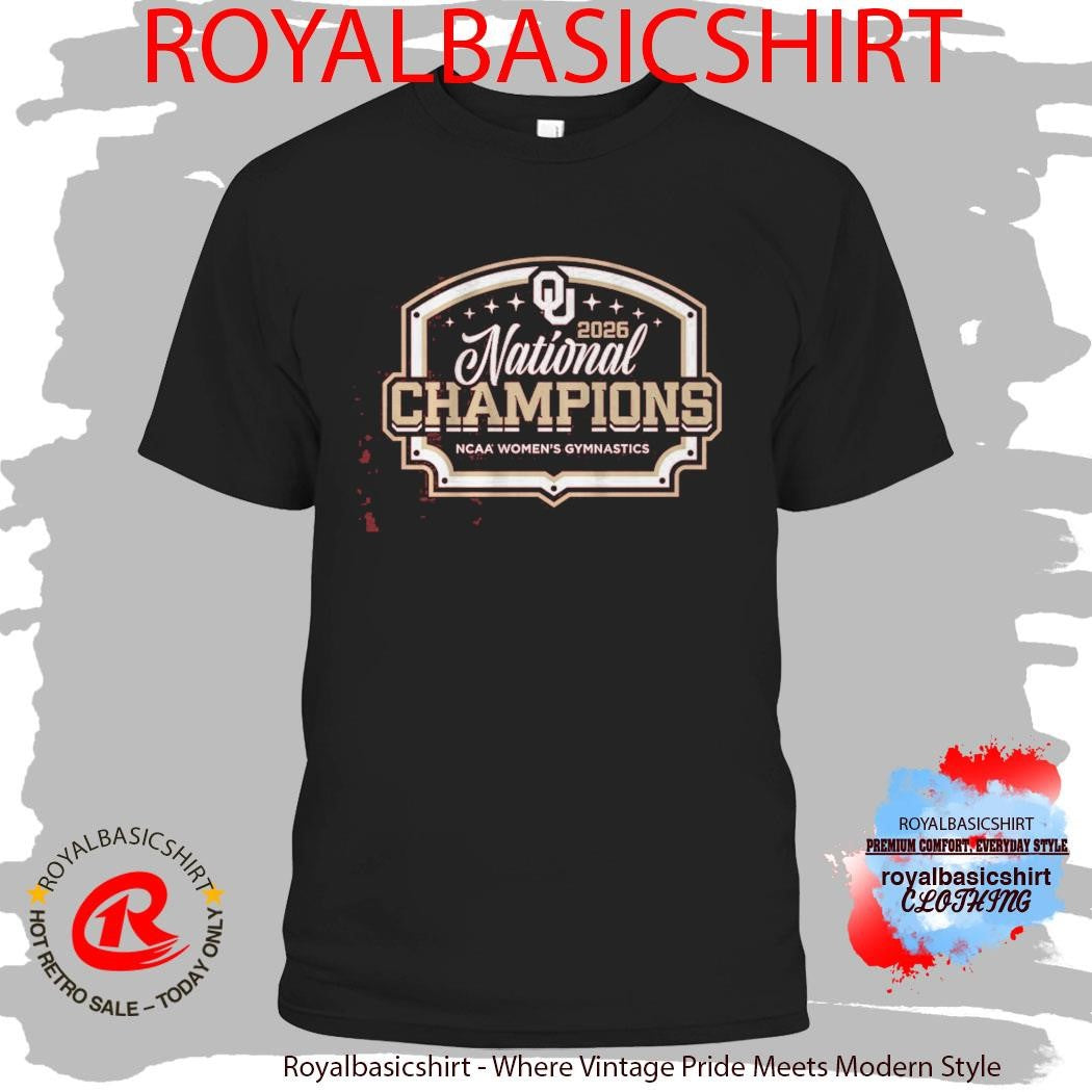 Oklahoma Women’s Gymnastics 2026 National Champions Shirt