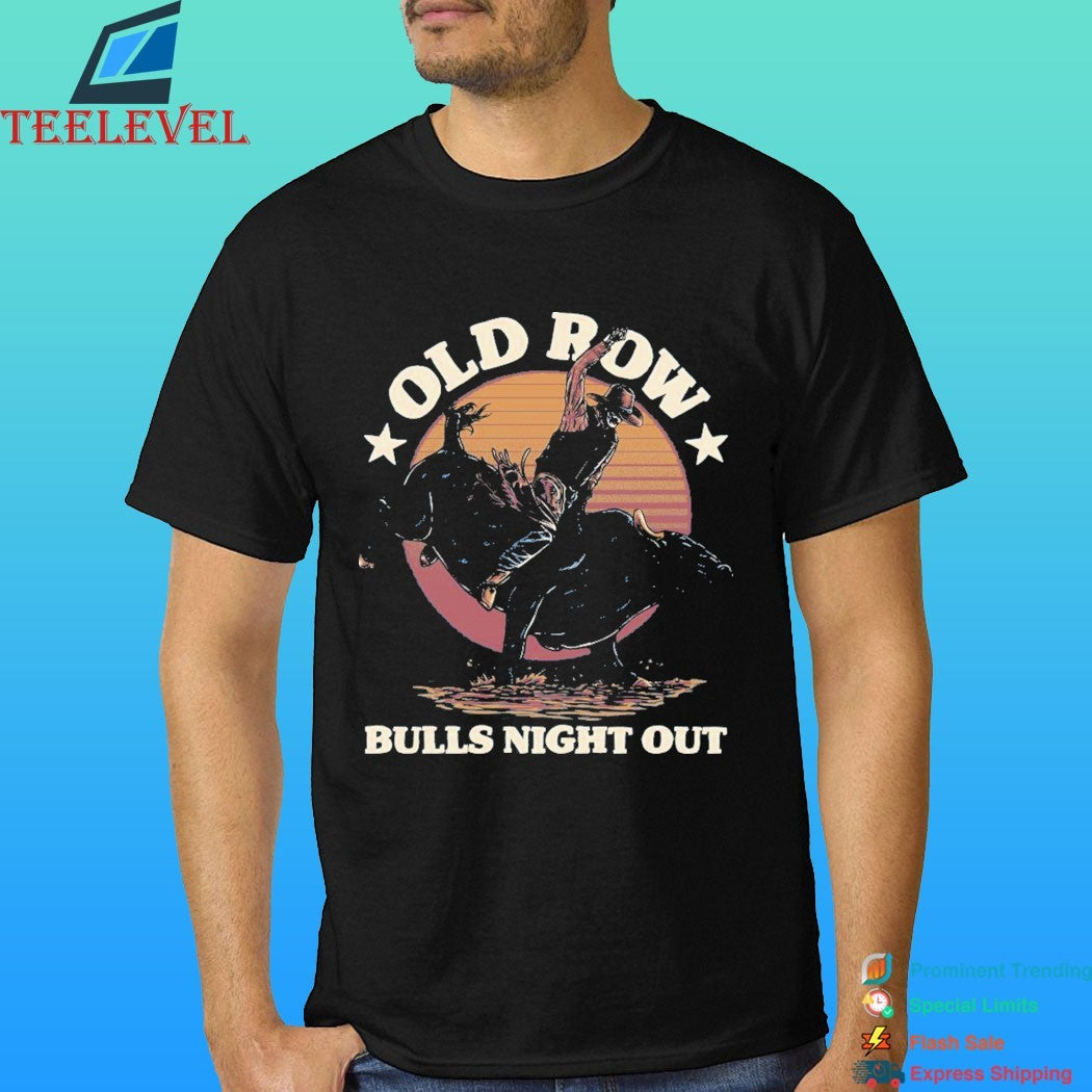 Old Row X Pbr Bulls Night Out Shirt