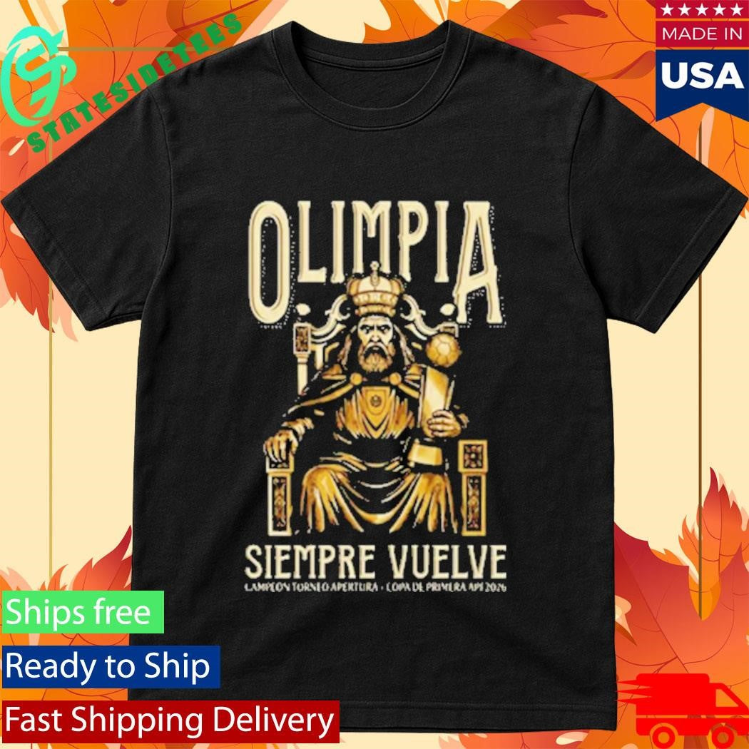 Olimpia Siempre Vuelve 48 Champion Torneo Apertura Copa De Primera APF 2026 Shirt