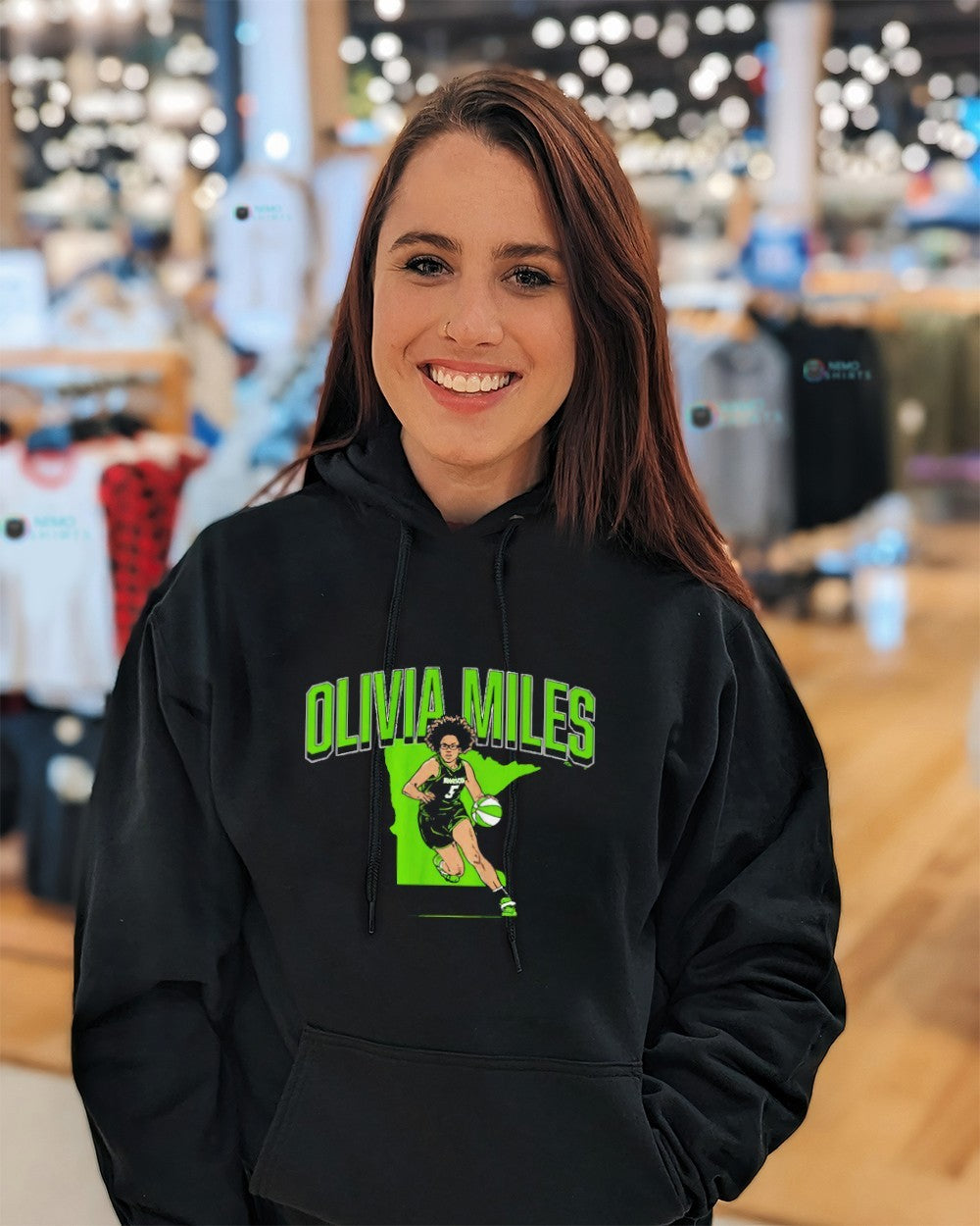 Olivia Miles Minnesota Lynx state star shirt
