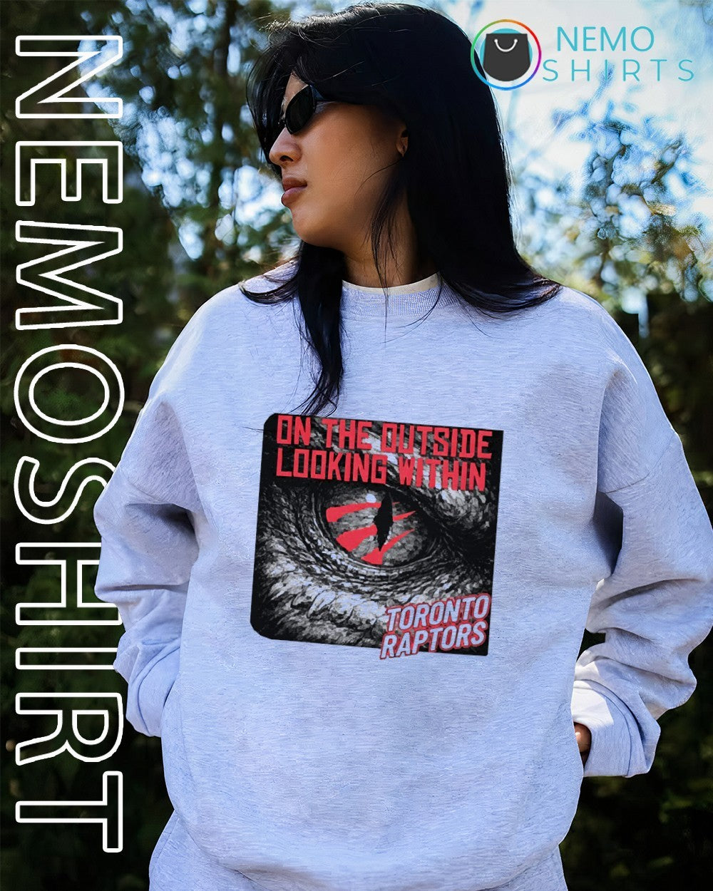 On the outside looking within Toronto Raptors shirt