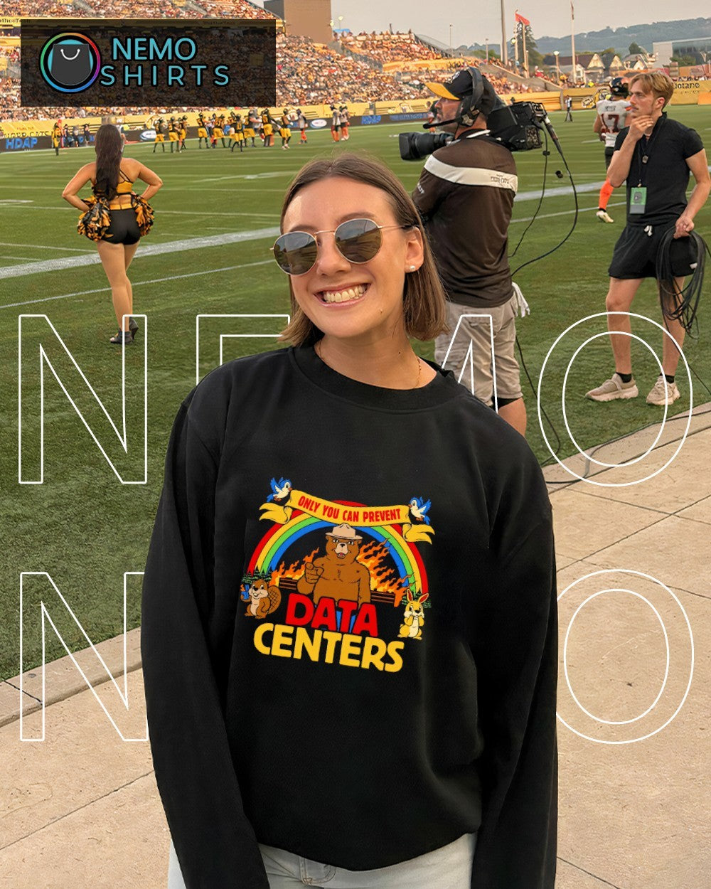 Only you can prevent data centers Smokey Bear shirt