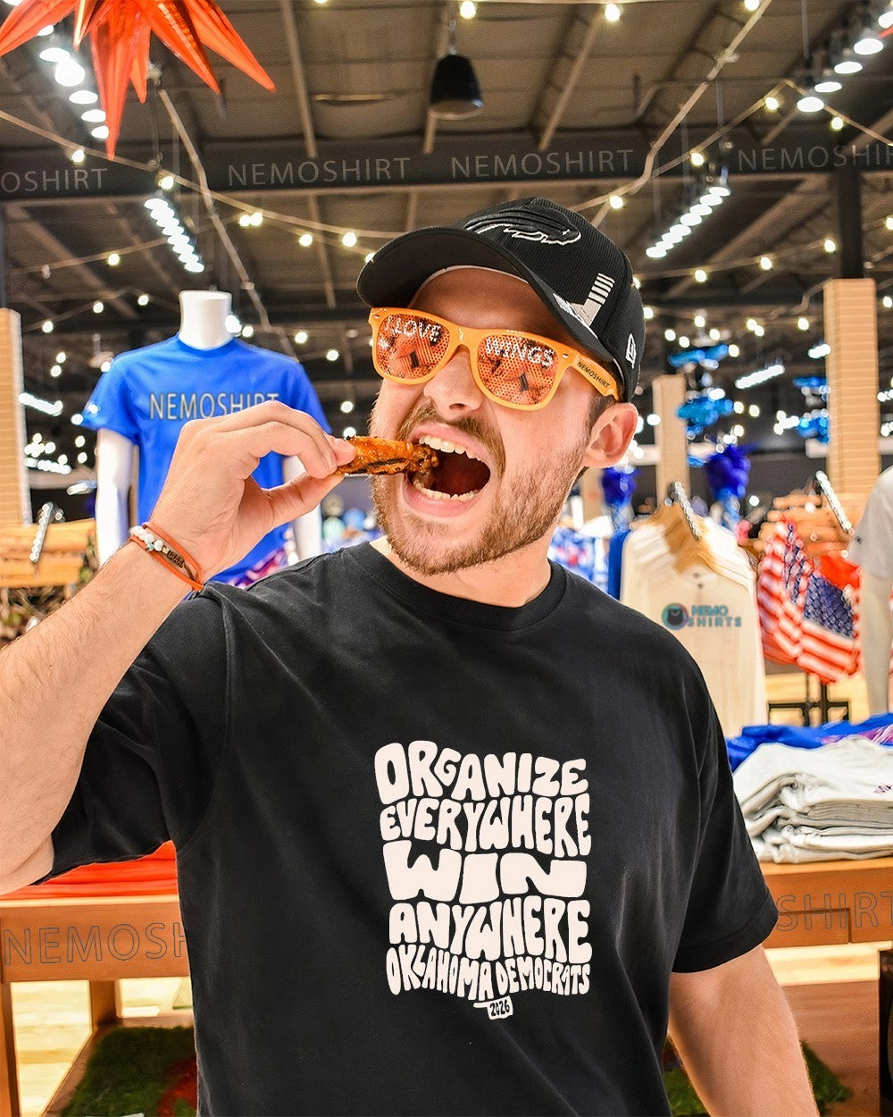Organize everywhere win anywhere Oklahoma Democrats 2026 shirt