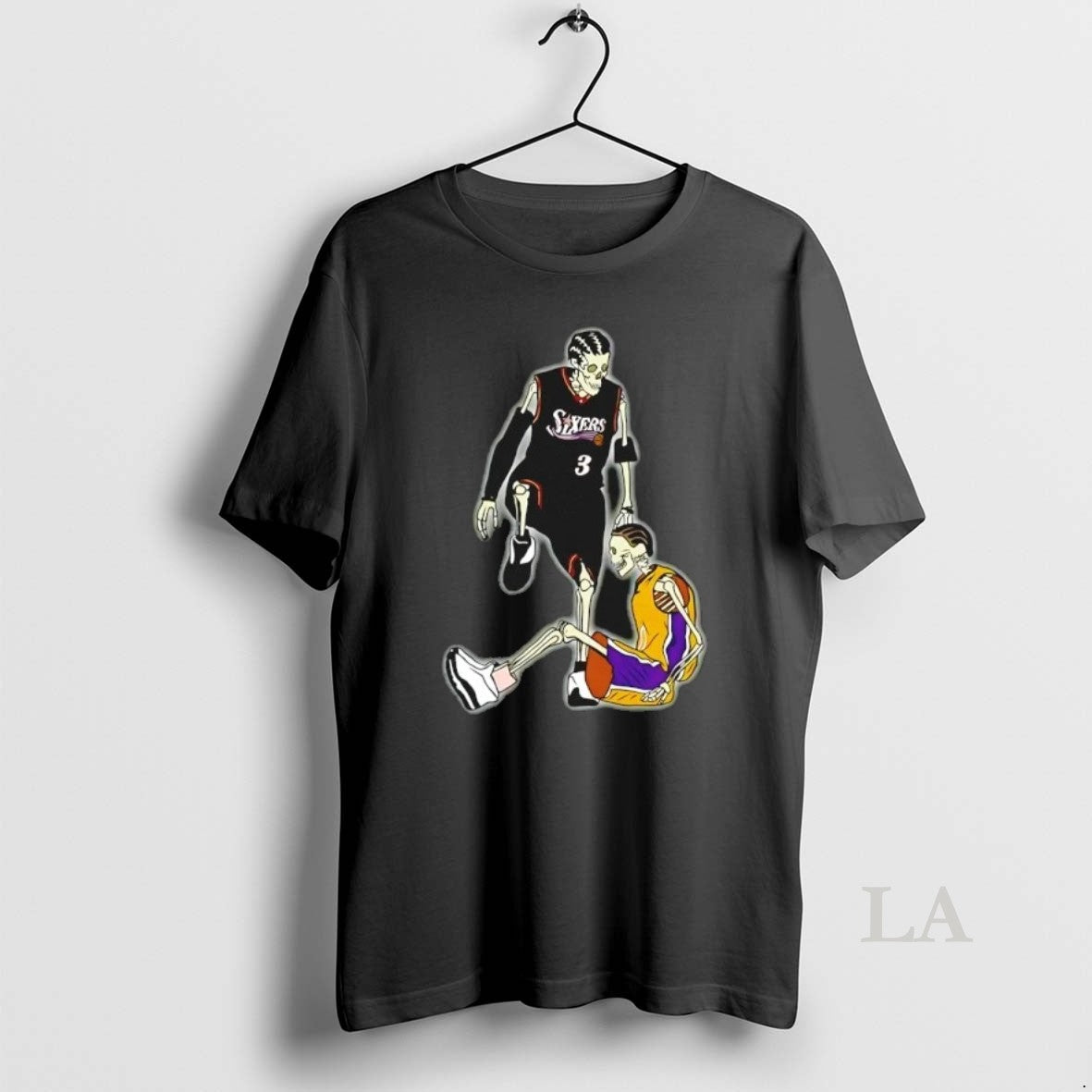 Original Allen Iverson Steps Over Tyronn Lue Skeleton