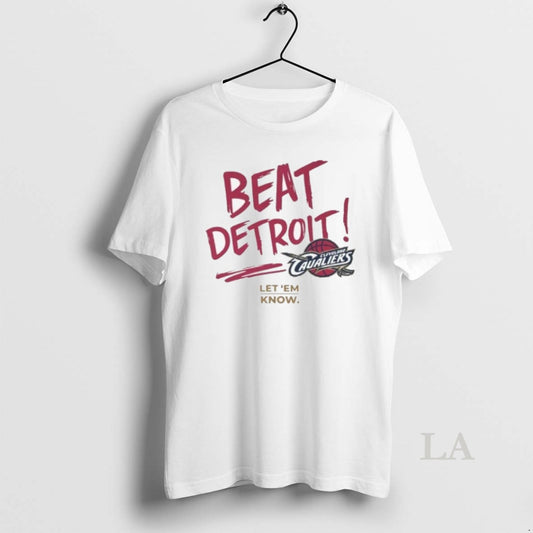 Original Beat Detroit Let Em Know Cleveland Basketball Tour 2026