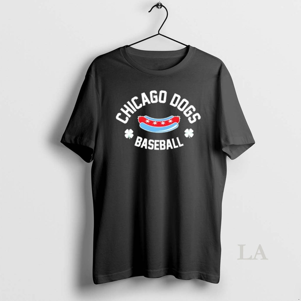 Original Chicago Dogs Baseball Hot Dog Flag