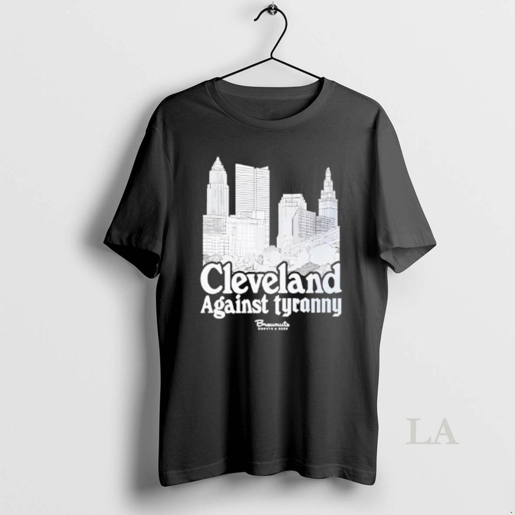 Original Cleveland Against Tyranny City Skyline Tower City Terminal Towers