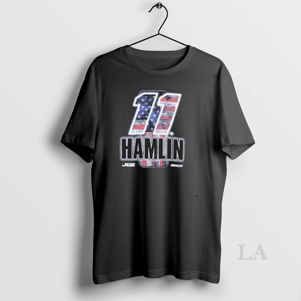 Original Denny Hamlin 11 Patriotic Number American Flag Vintage