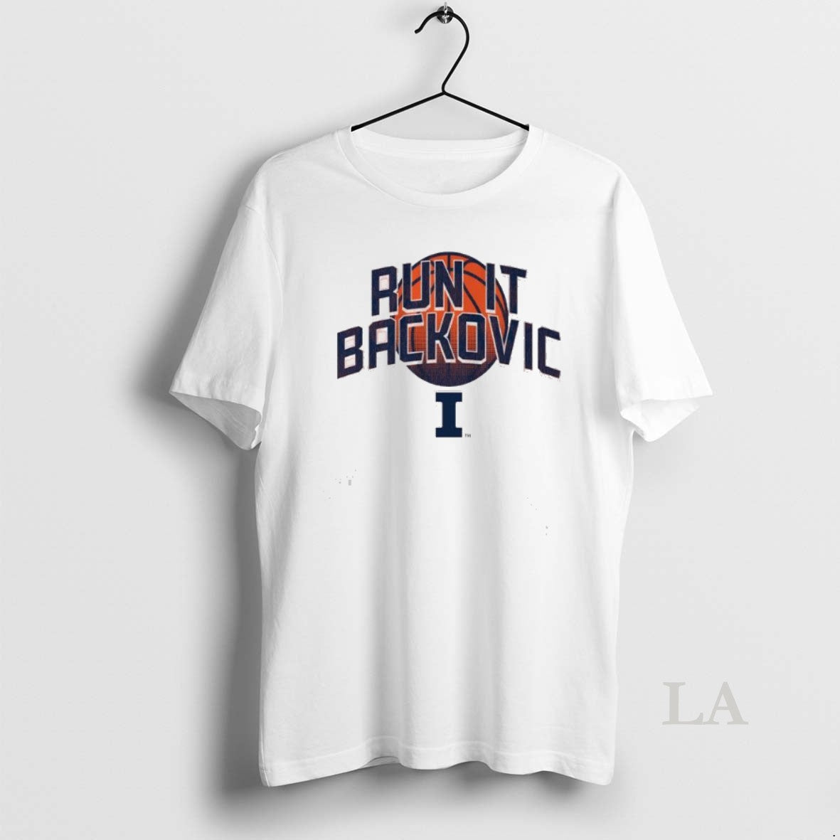 Original Illinois Basketball Run It Backovic