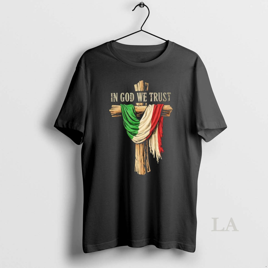 Original Italian Cross In God We Trust