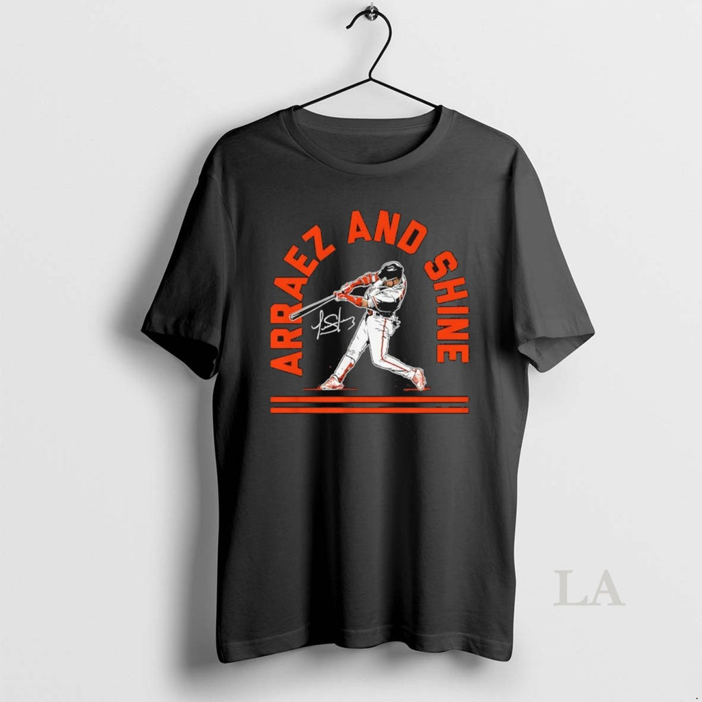 Original Luis Arraez San Francisco Giants Arraez And Shine Signature