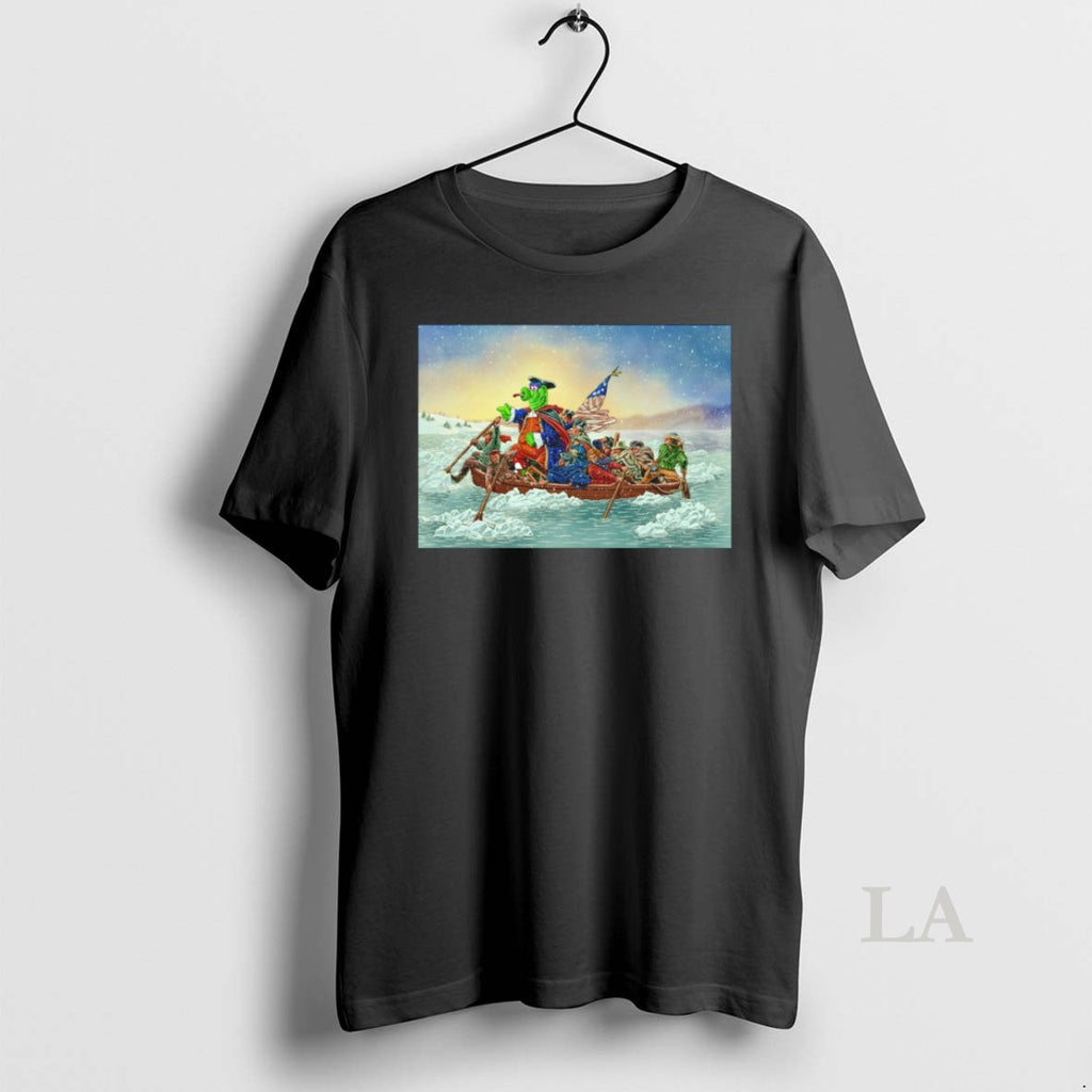 Original Phillie Phanatic Philadelphia Phillies Washington Crossing The Delaware Parody