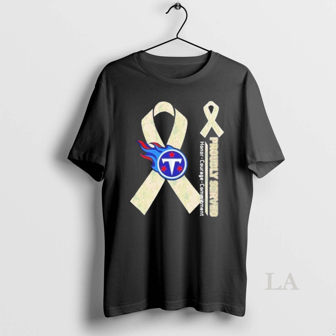 Original Tennessee Titans Proudly Served Honor Courage Commitment