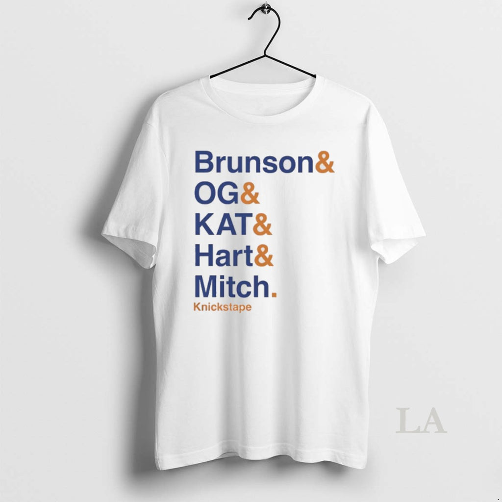 Original The Lineup Knickstape Brunson And Og And Kat And Hart And Mitch