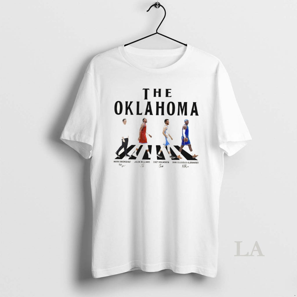 Original The Oklahoma Walking Signatures Jalen Williams Shai Gilgeous Holmgren