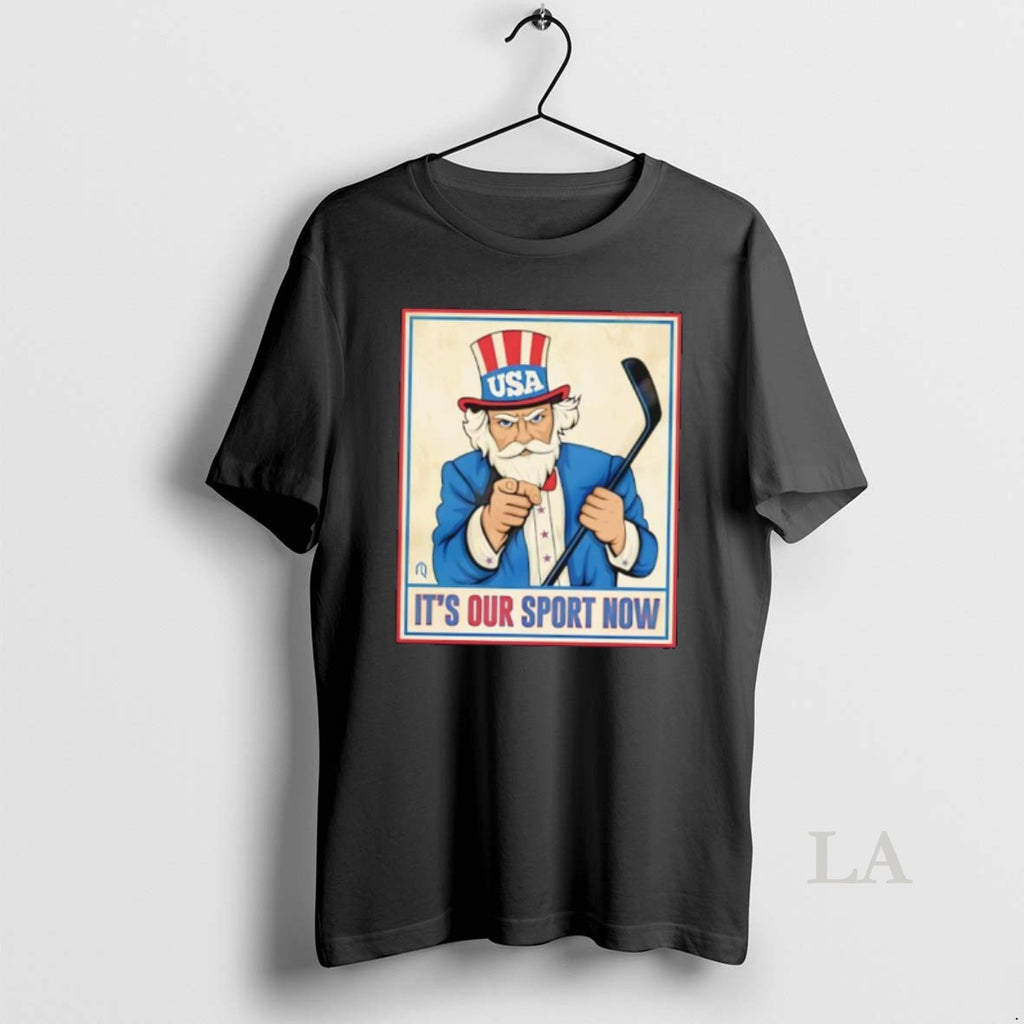 Original Uncle Sam Usa Its Our Sport Now Hockey