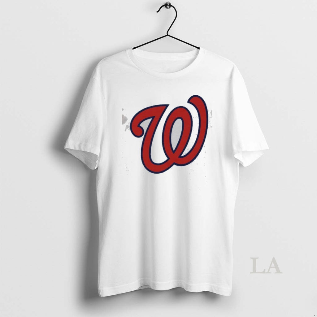 Original Washington Nationals Baseball Red Script Letter W Logo