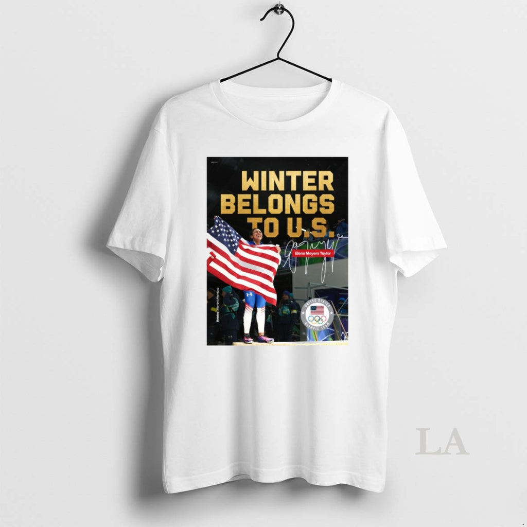 Original Winter Belongs To Us Elana Meyers Taylor Signature Winter Olympics