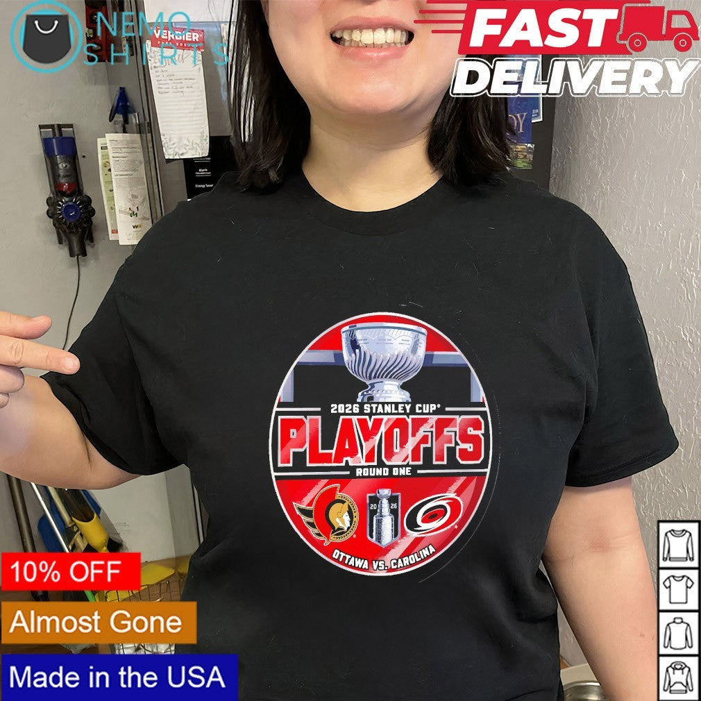 Ottawa Senators vs Carolina Hurricanes 2026 Stanley Cup Playoffs round 1 matchup shirt