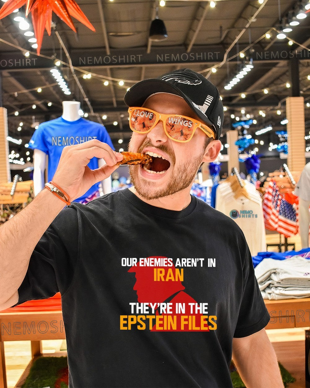 Our enemies aren’t in Iran they’re in the Epstein files Trump shirt