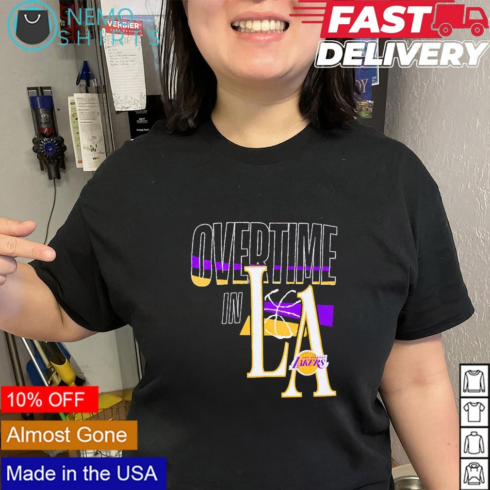 Overtime in LA Los Angeles Lakers shirt