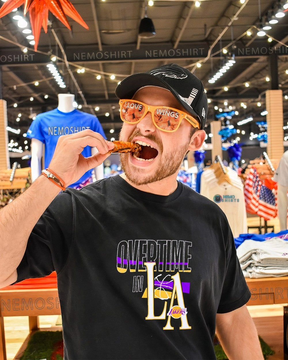 Overtime in LA Los Angeles Lakers shirt