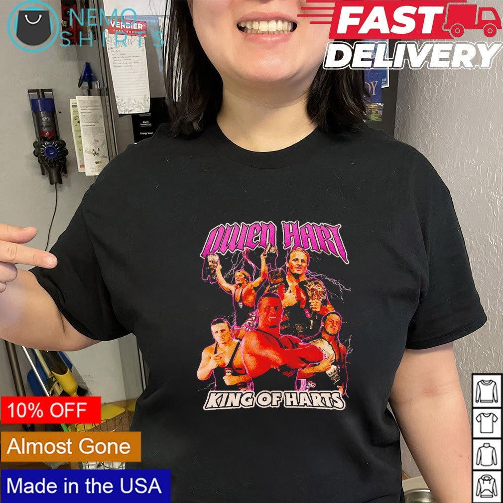 Owen Hart King of Harts vintage graphic shirt