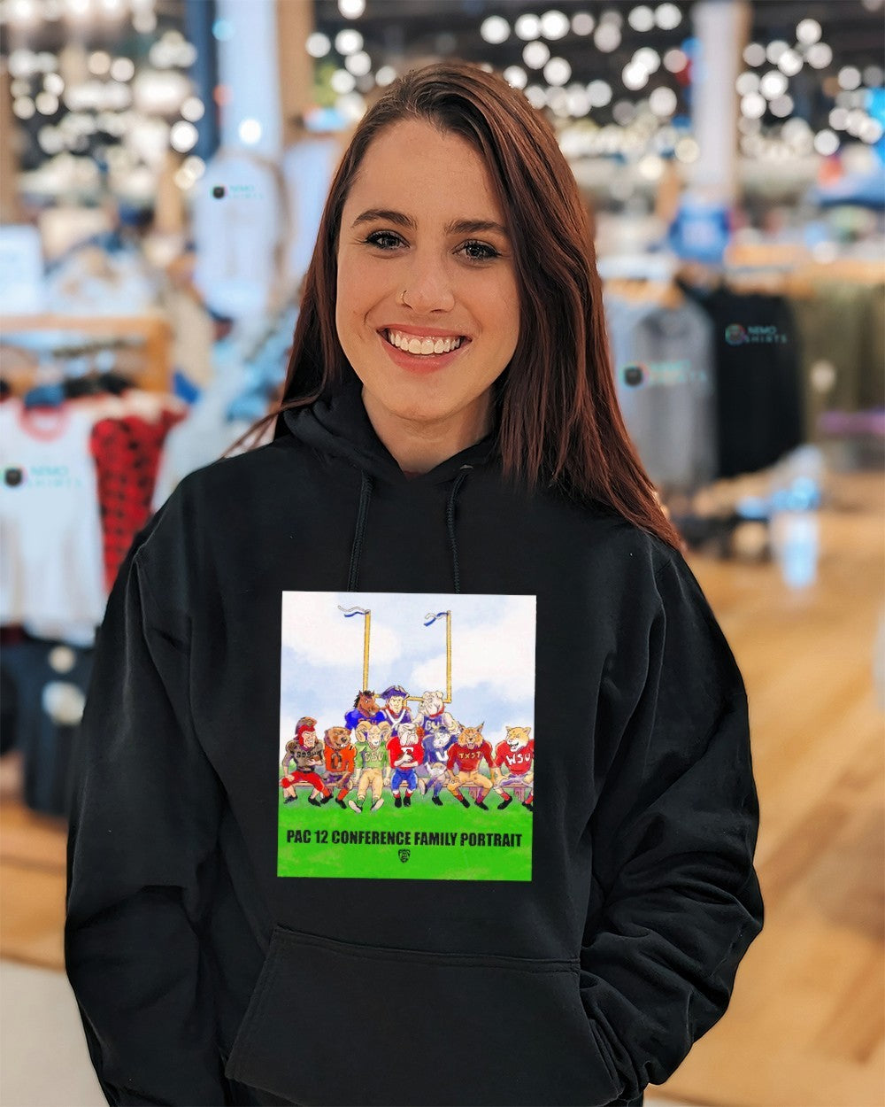 PAC 12 conference family portrait mascots shirt