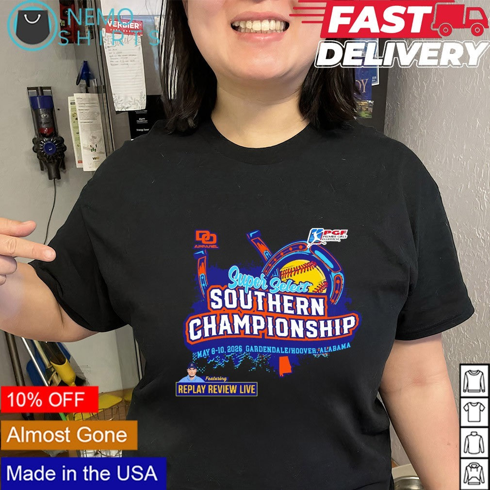 PGF Super Select Southern Championship softball tournament shirt