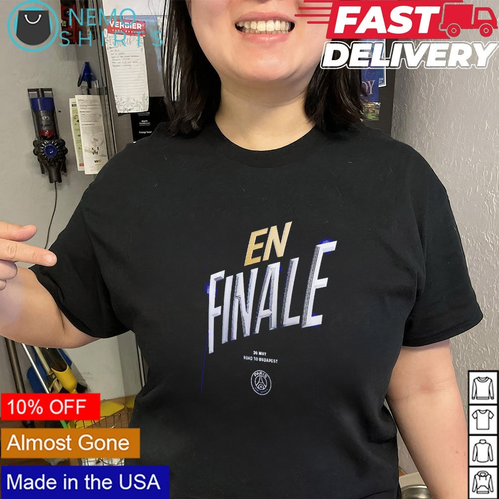 PSG En Finale road to Budapest shirt
