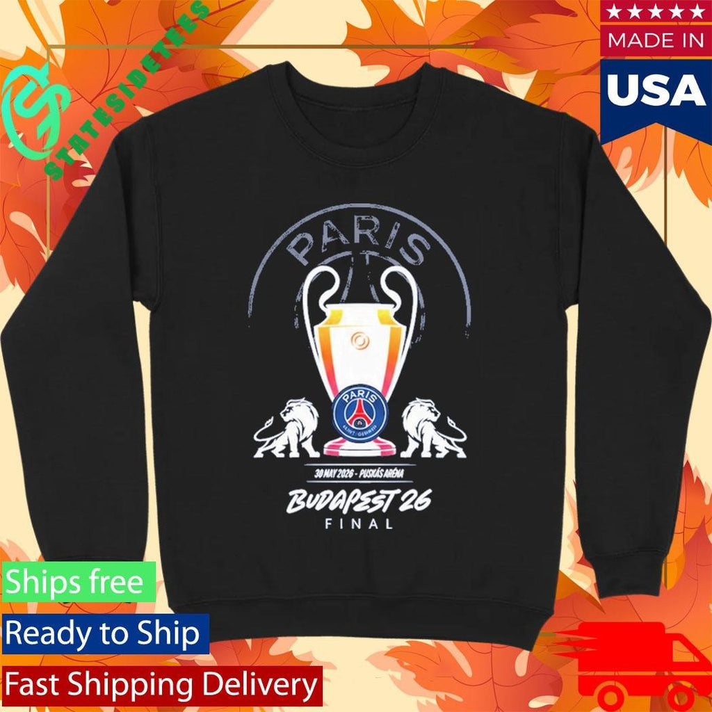 PSG Merch Budapest 26 UCL Final Shirt