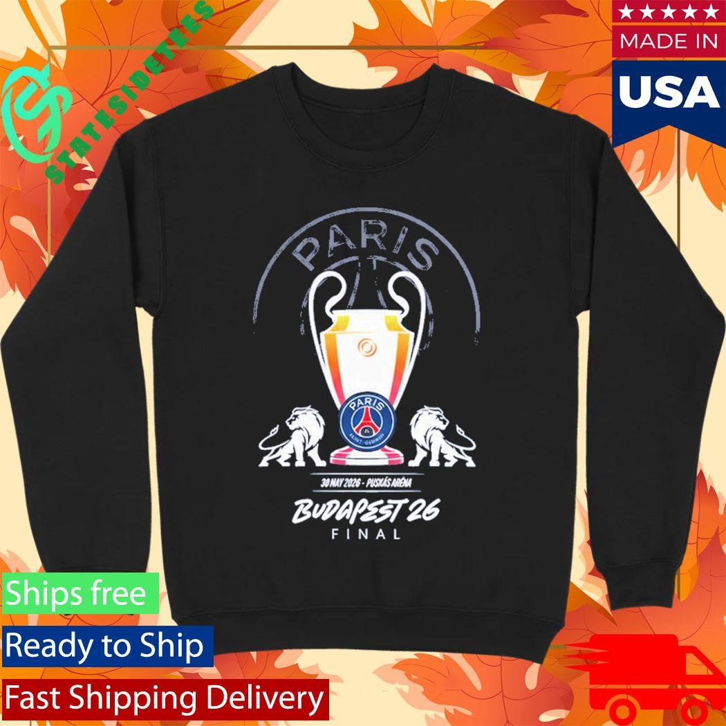 PSG Merch Budapest 26 UCL Final Shirt