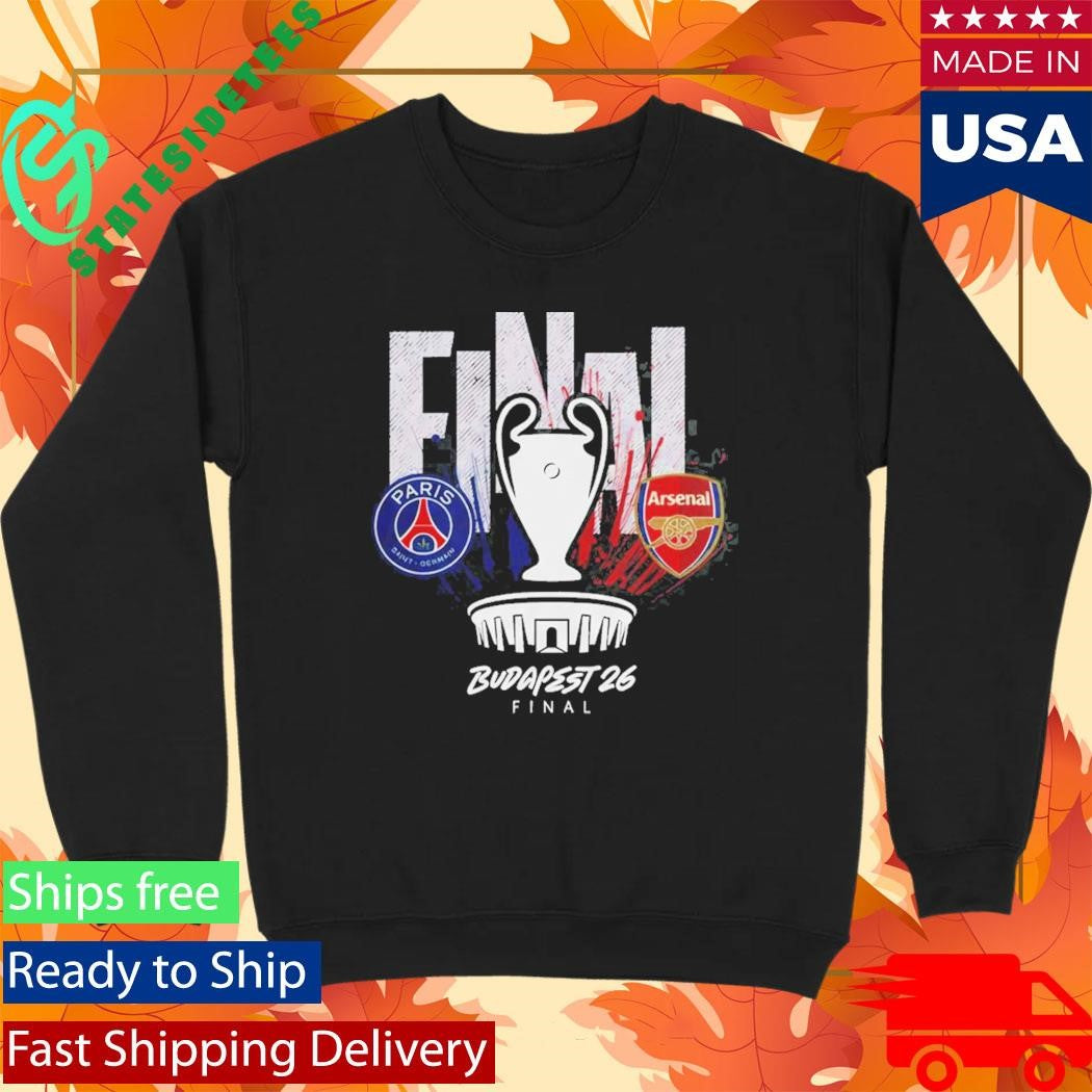 PSG Merch Budapest 26 UCL Final Shirt Shirt