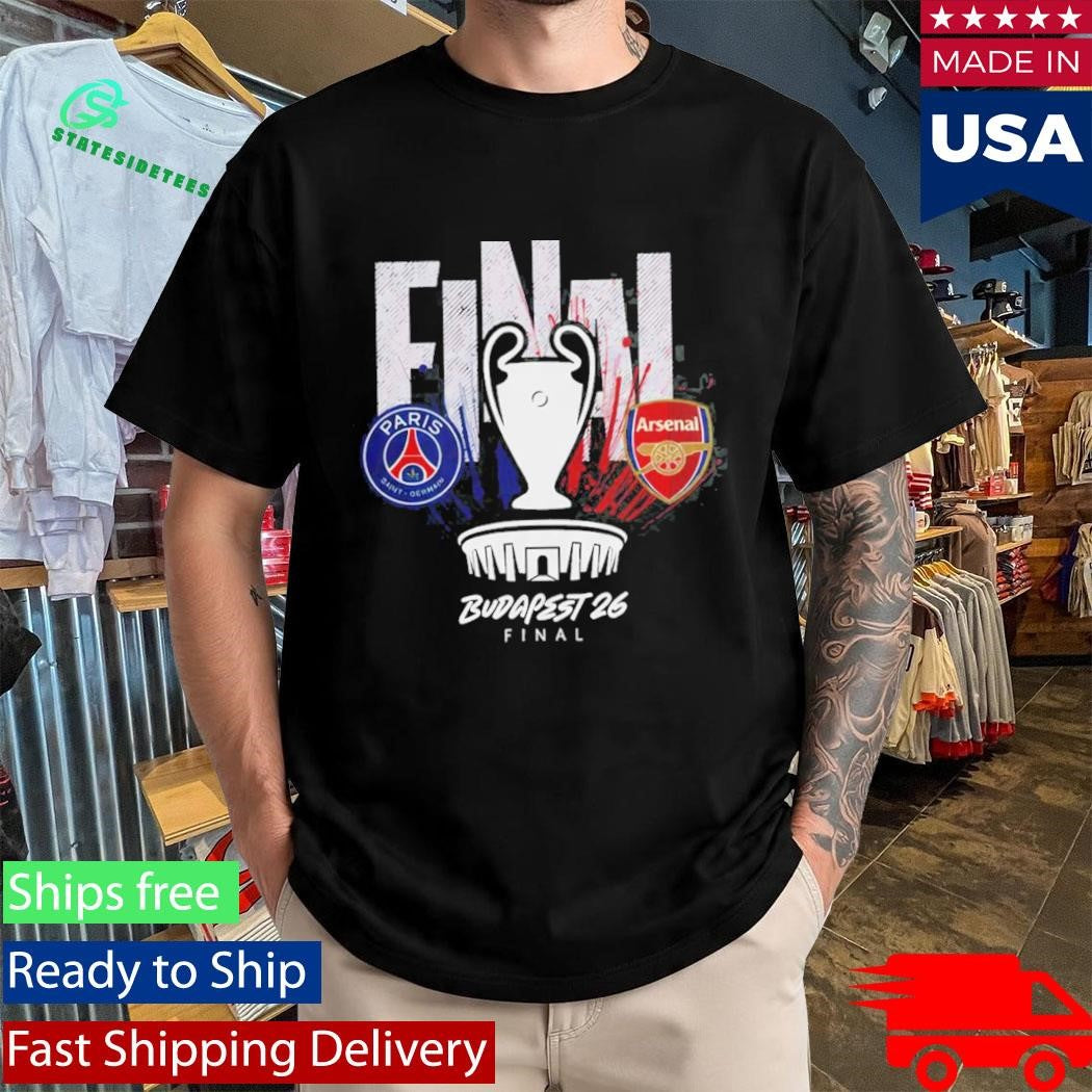 PSG Merch Budapest 26 UCL Final Shirt Shirt