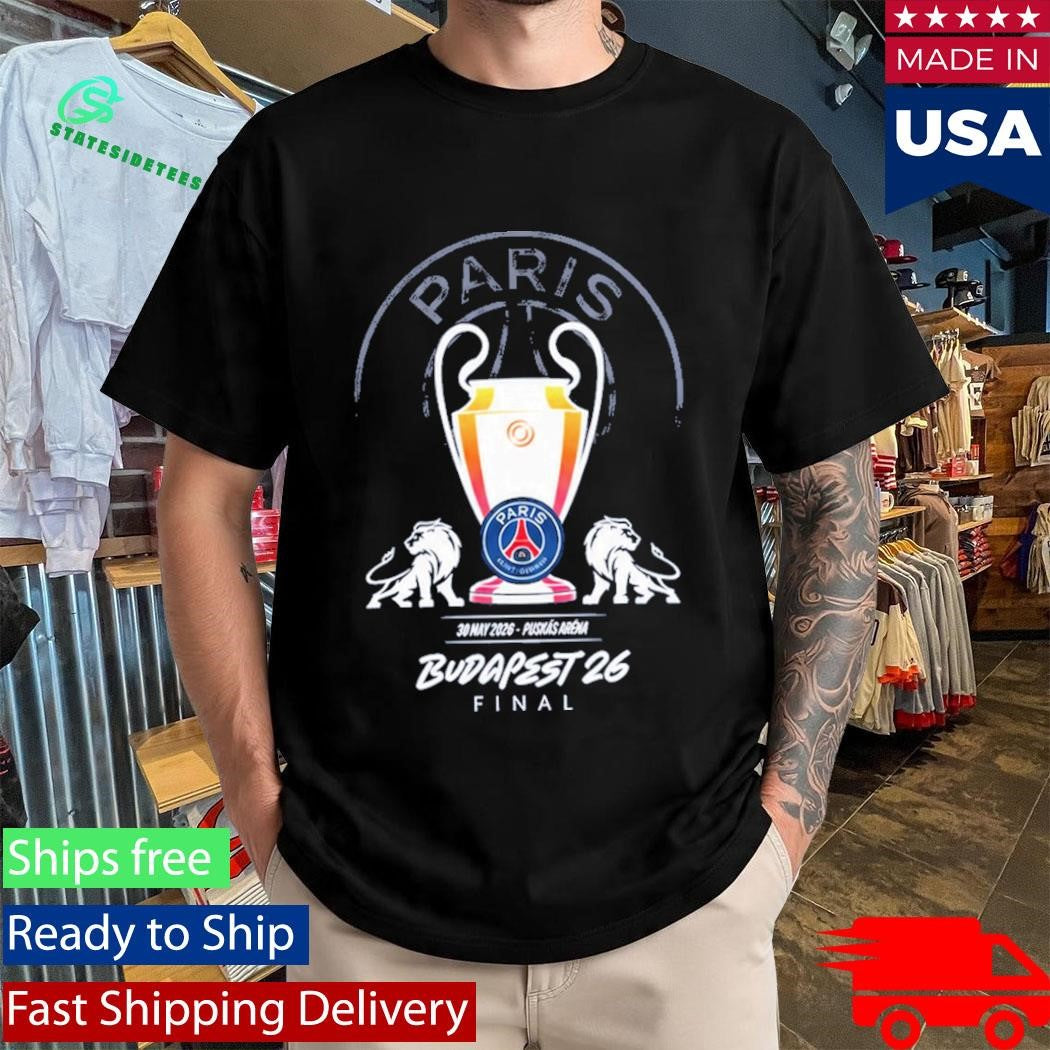 PSG Merch Budapest 26 UCL Final Shirt