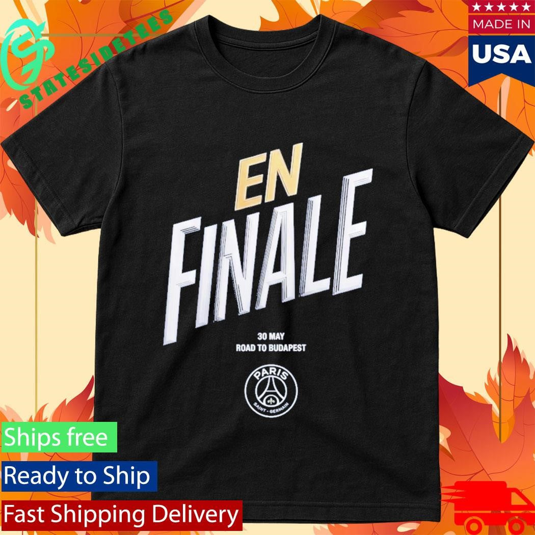 PSG Merch Paris Saint Germain Road To Budapest Shirt