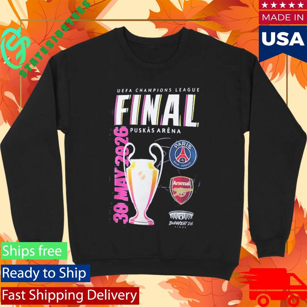 PSG Merch UCL Finalist Budapest 2026 Lifestyle Shirt