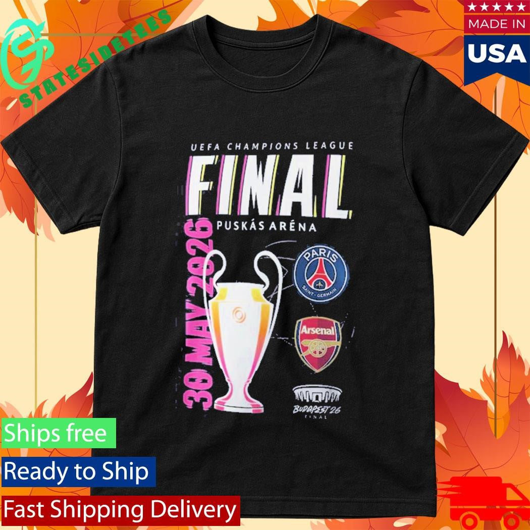 PSG Merch UCL Finalist Budapest 2026 Lifestyle Shirt