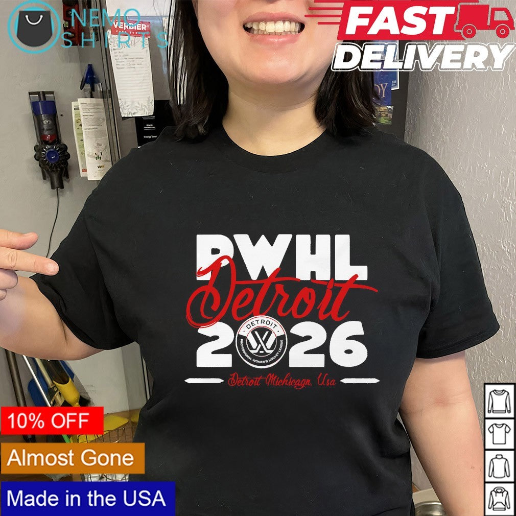 PWHL Detroit 2026 Detroit Michigan USA shirt