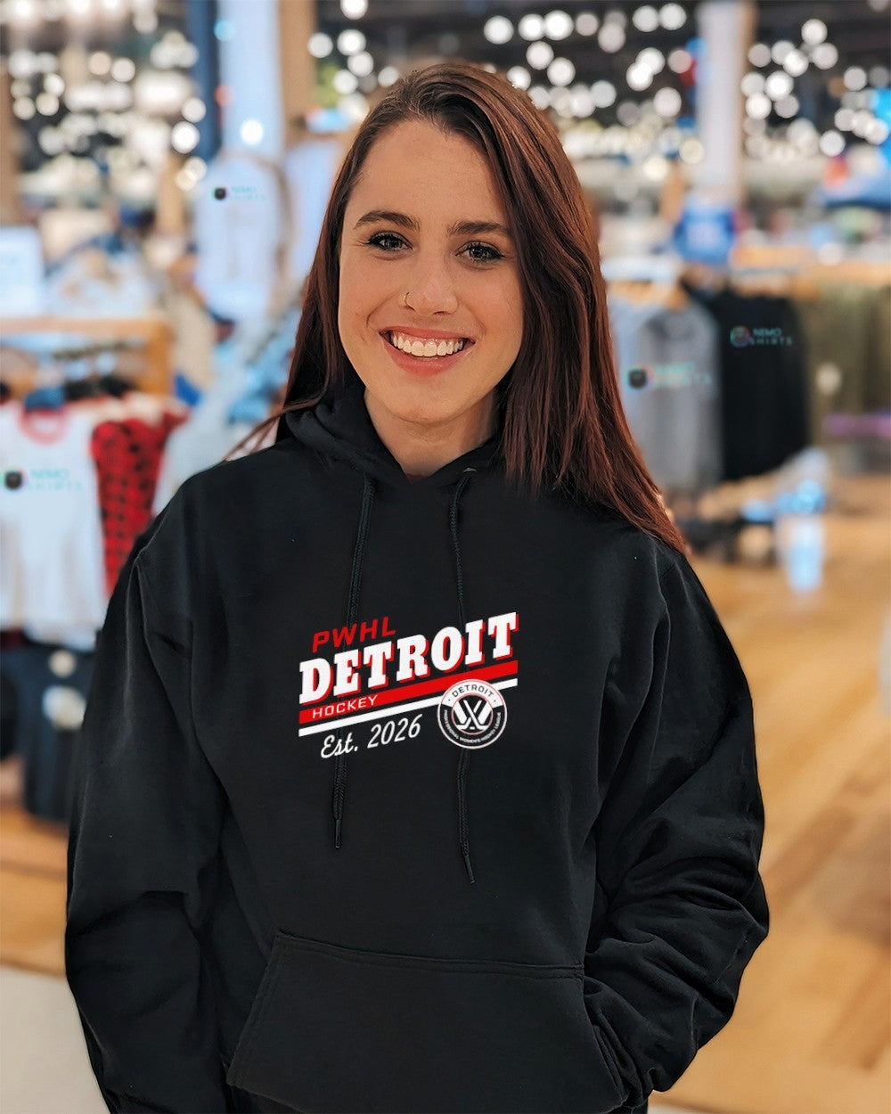 PWHL Detroit hockey est 2026 shirt