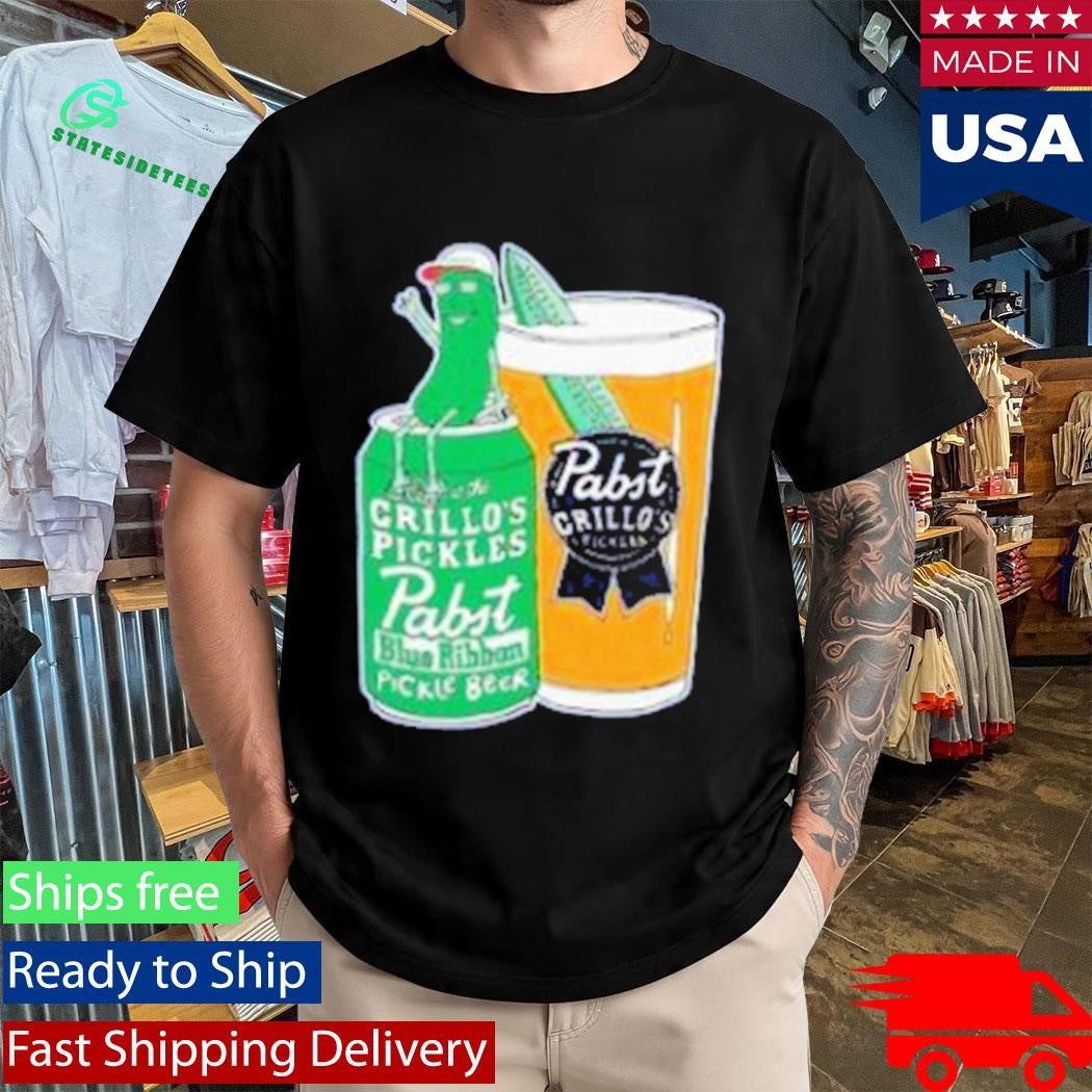 Pabst Blue Ribbon X Grillos Spear Beer Shirt
