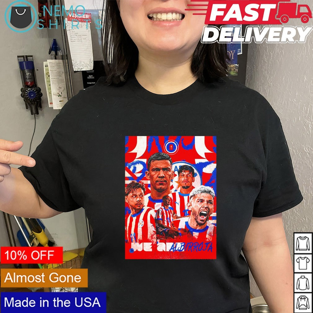 Paraguay football team we are Albirroja player shirt