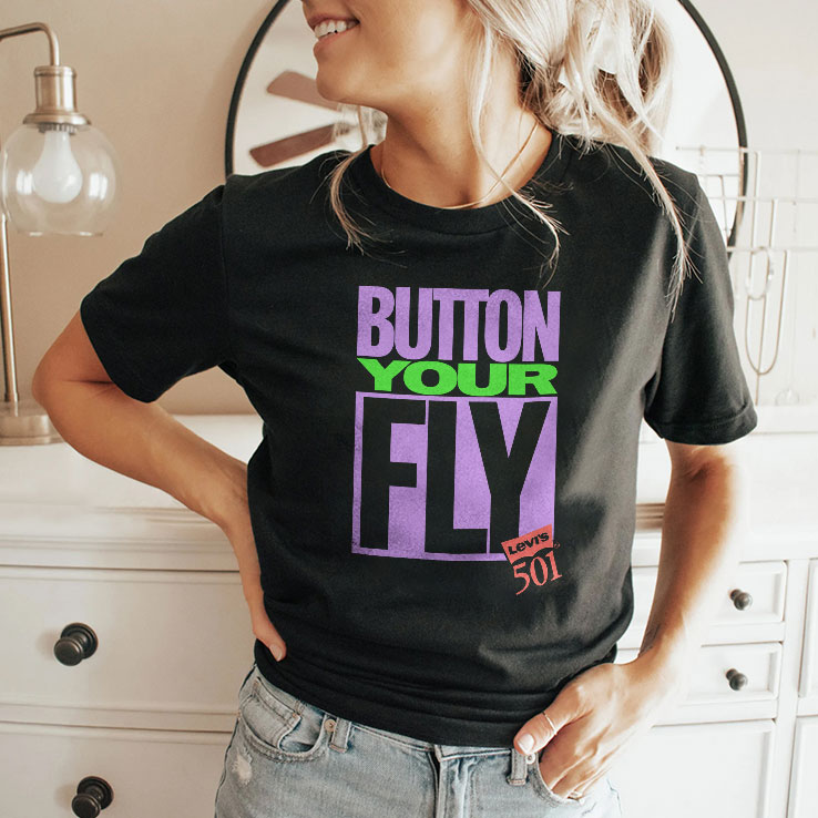 Pedro Pascal Button Your Fly T Shirt